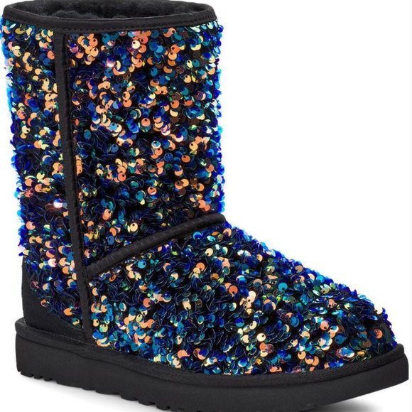 UGG | Classic Short Stellar Sequin Sparkle Bling Boot size 5 - Picture 4 of 10